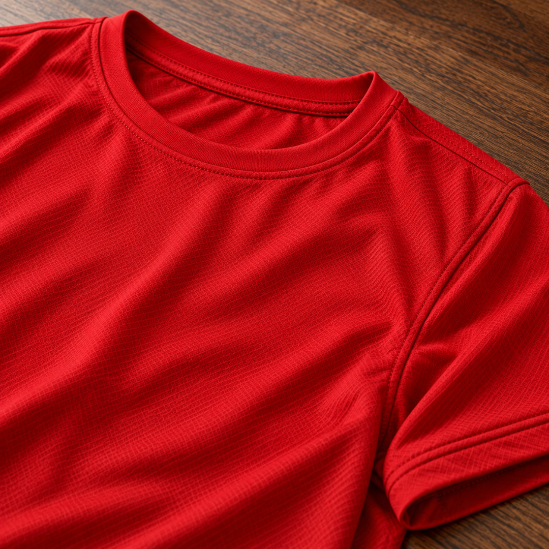 Red Dry-fit t-shirt