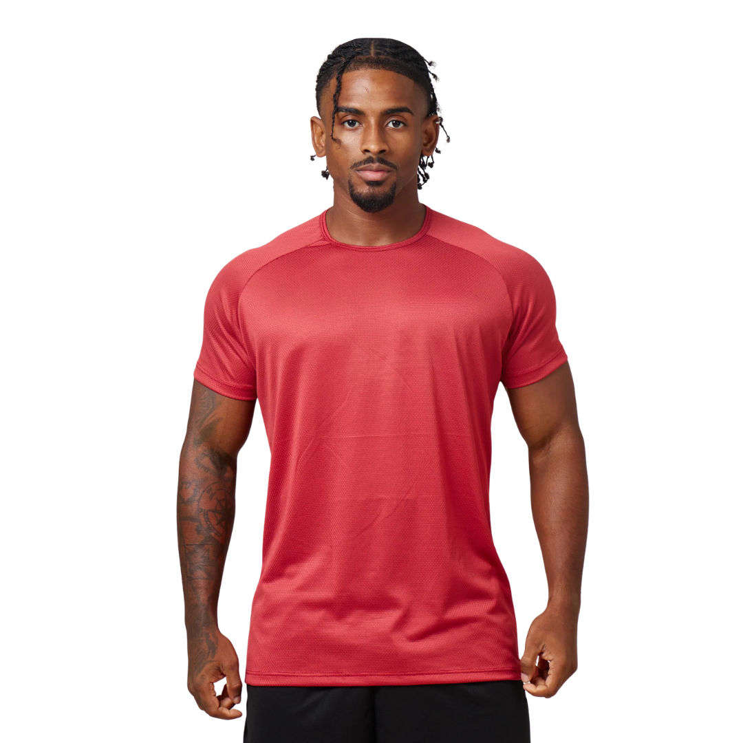 Red Dry-fit t-shirt