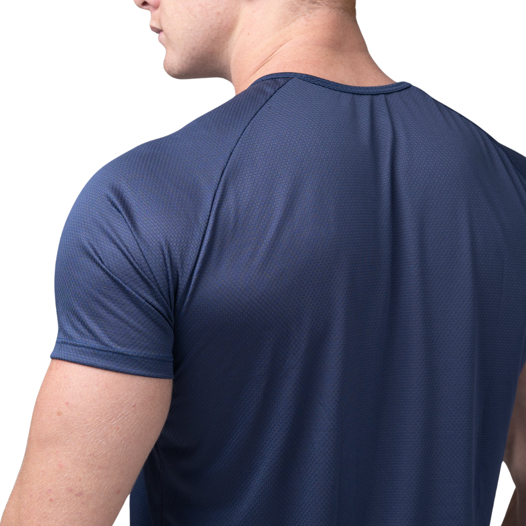 Blue Dry-fit t-shirt