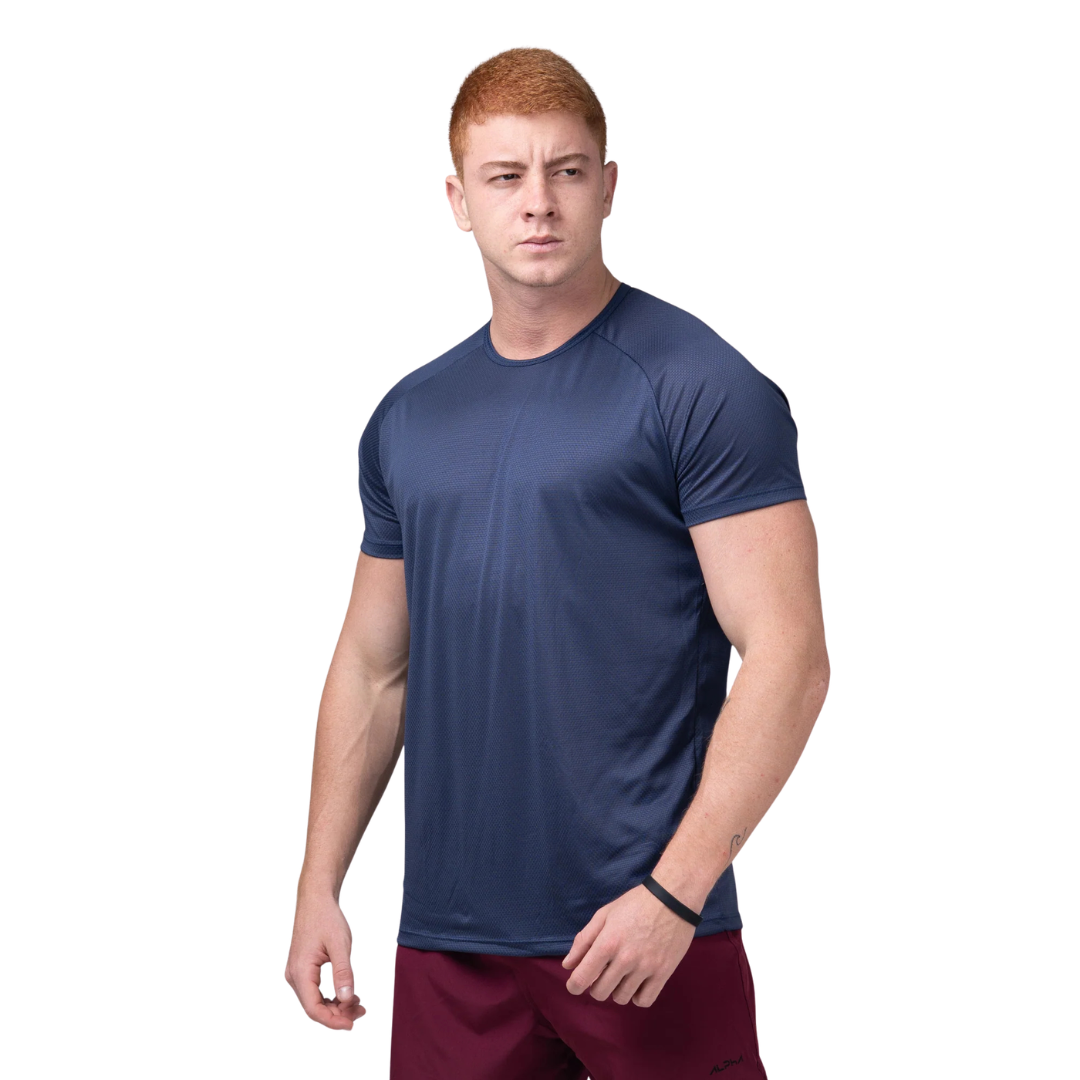 Blue Dry-fit t-shirt