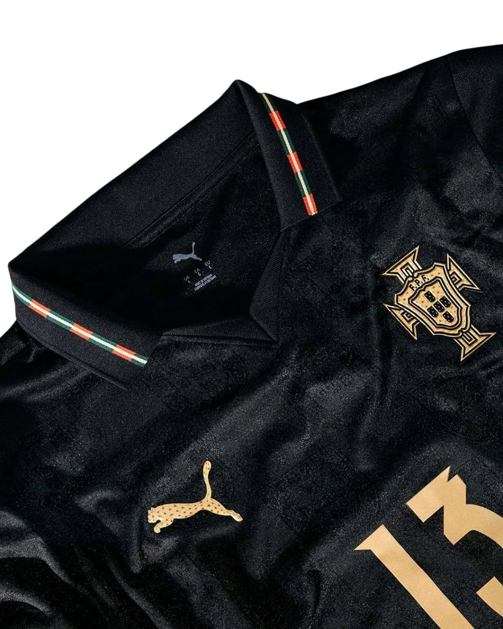 Ronaldo #7 Portugal "Black Panther" Long-Sleeve Jersey (Fan Version)