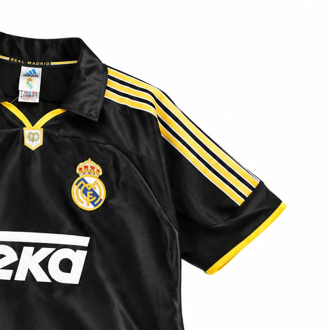 Madrid 1999/00 Black Jersey